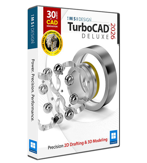 TurboCAD 2026 Deluxe - 升級授權 - 中文版