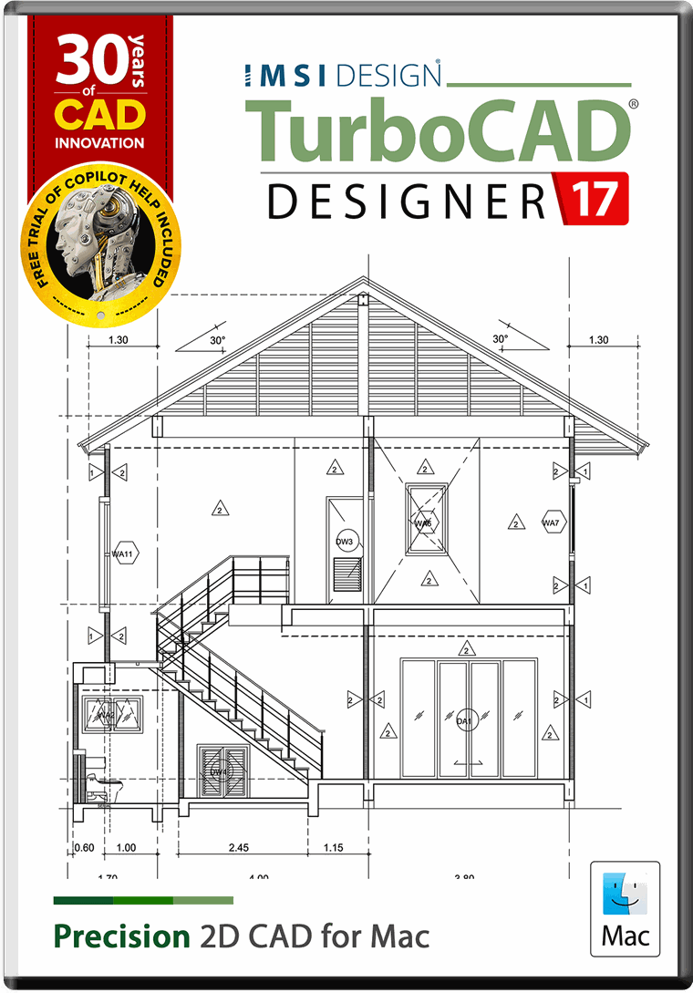 TurboCAD MAC 17 Designer - 永久许可证 - 中文版